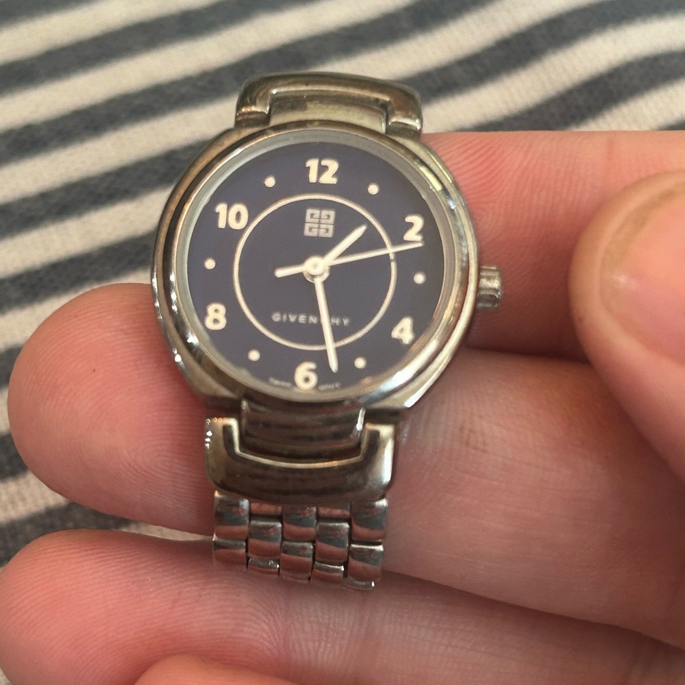Givenchy Midnight Blue and Silver Watch